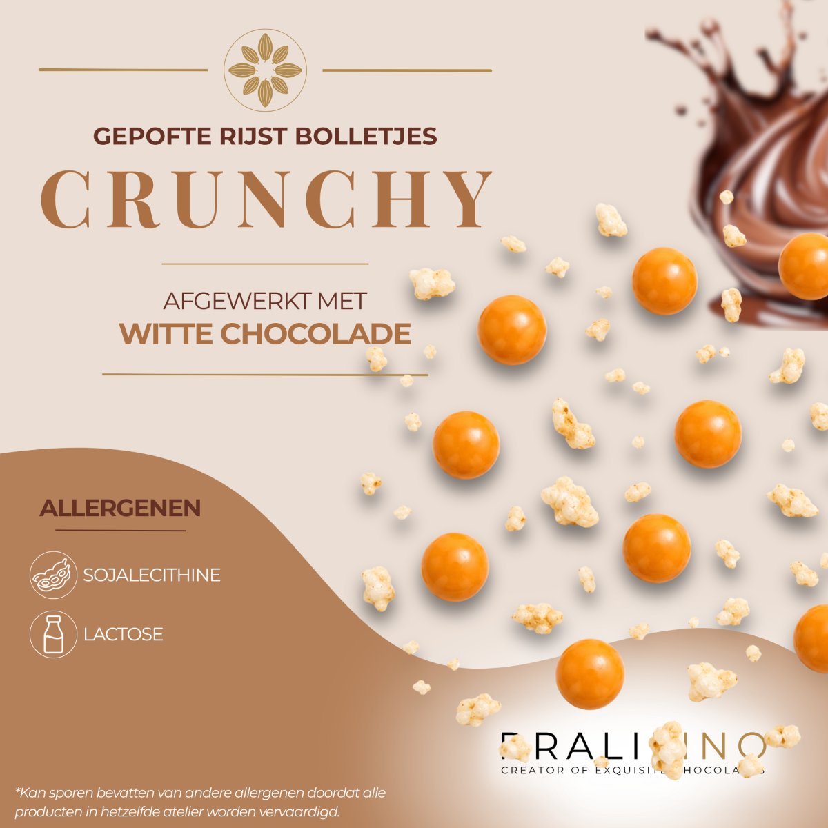 CRUNCHY BOLLETJE ORANJE (1KG)