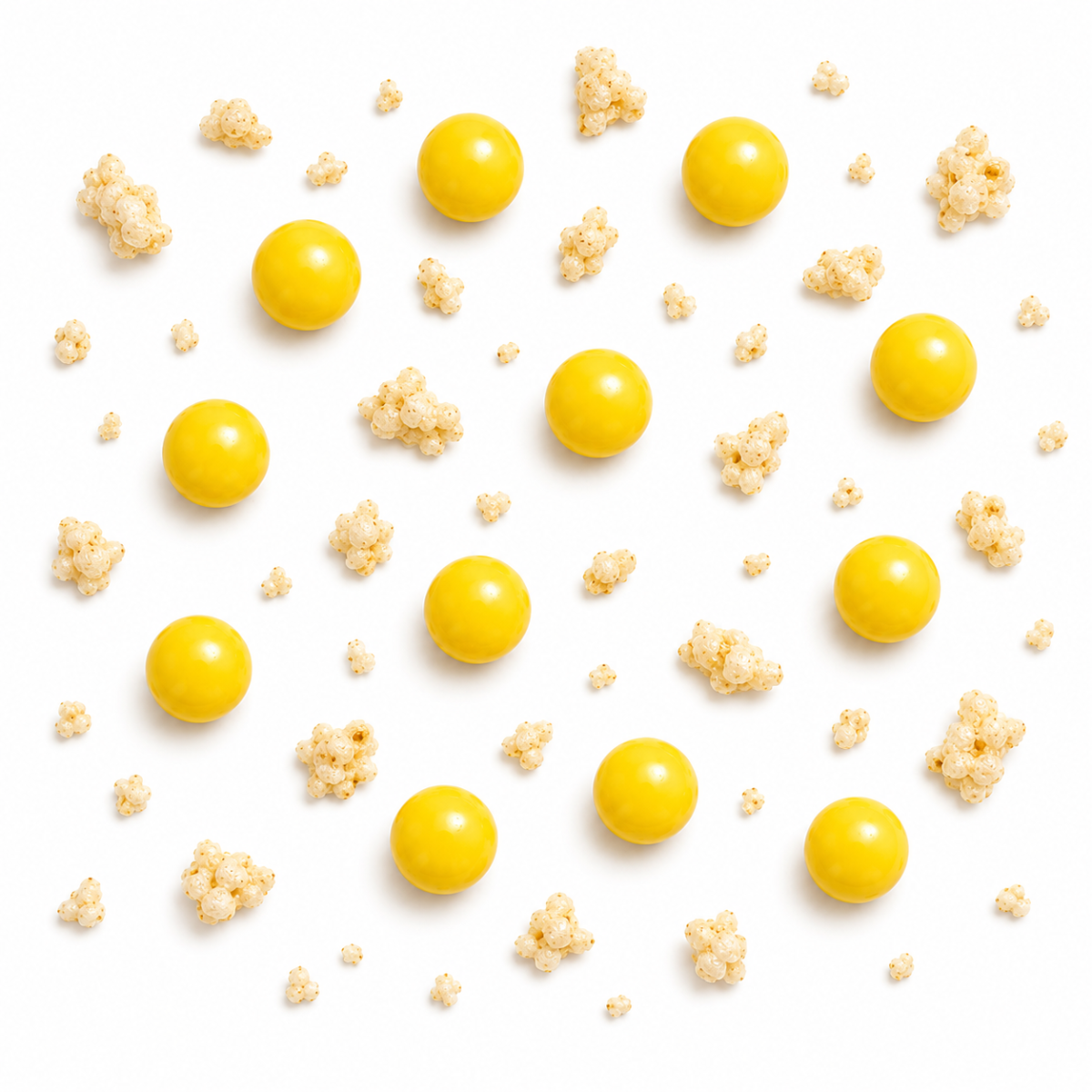 CRUNCHY BOLLETJE GEEL (1KG)