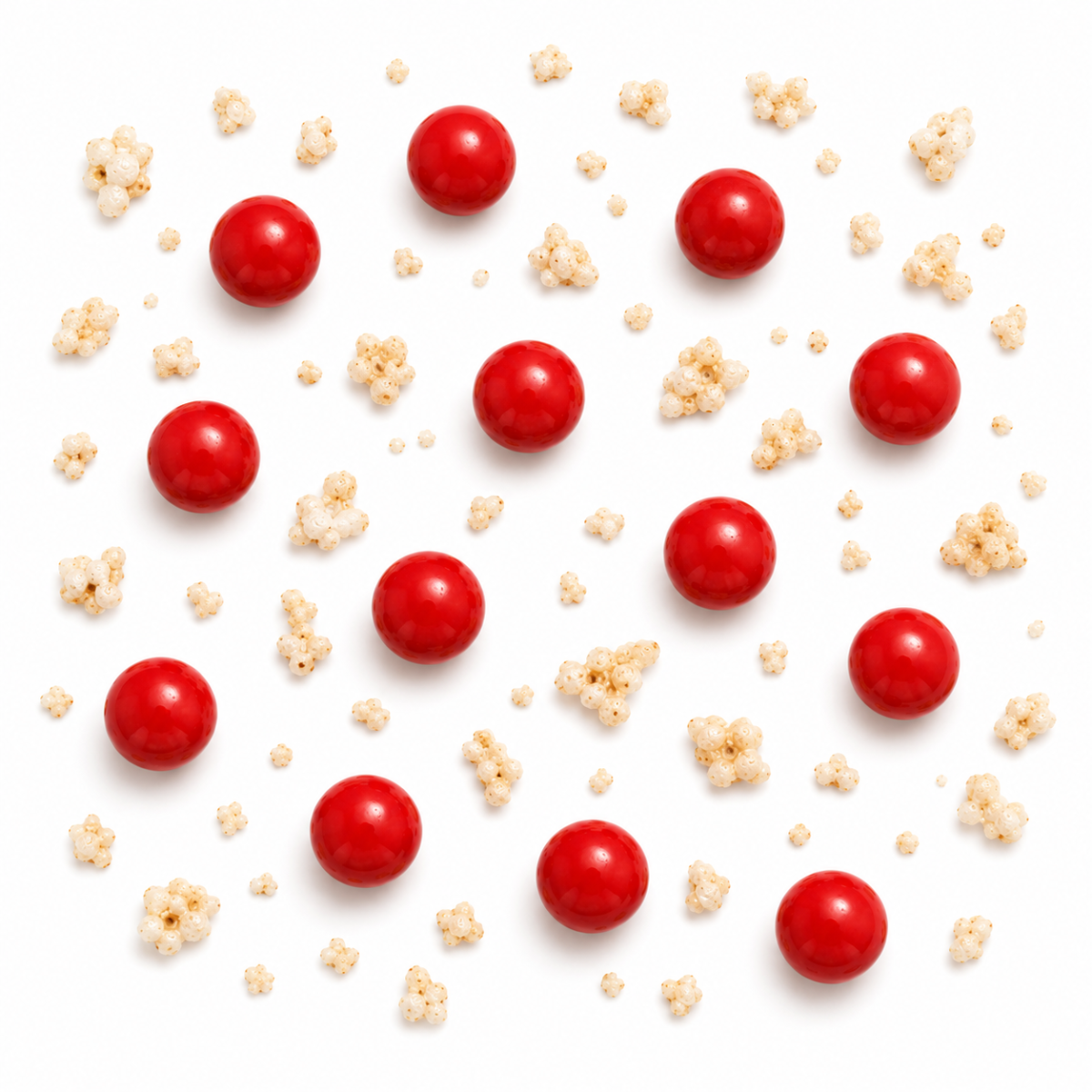 CRUNCHY BOLLETJE ROOD (1KG)